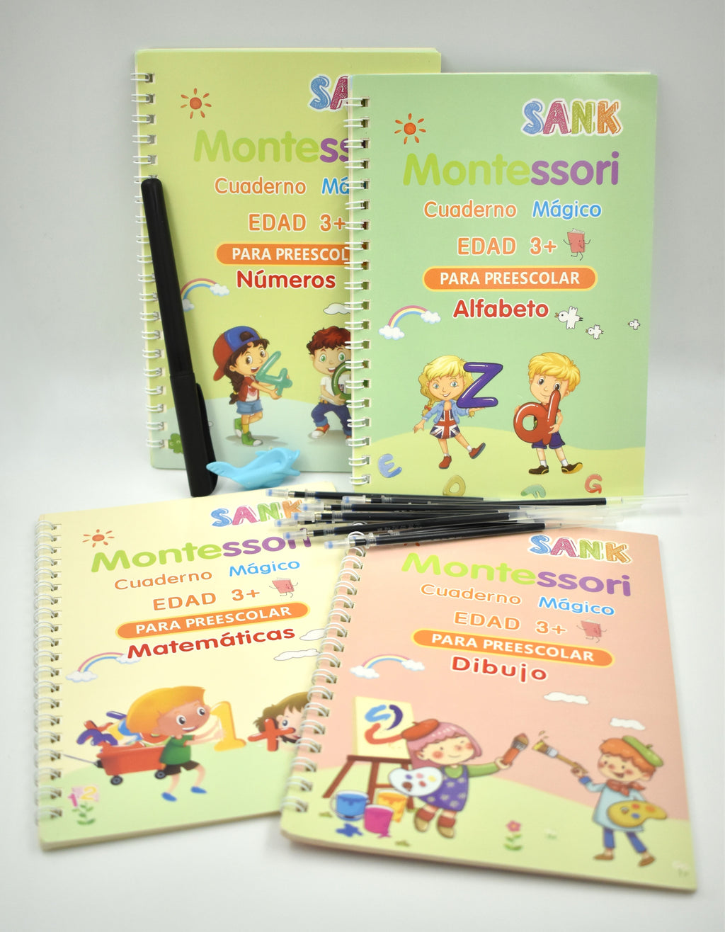 🥳KIT DE LIBROS DE CALIGRAFÍA MONTESSORI🌈