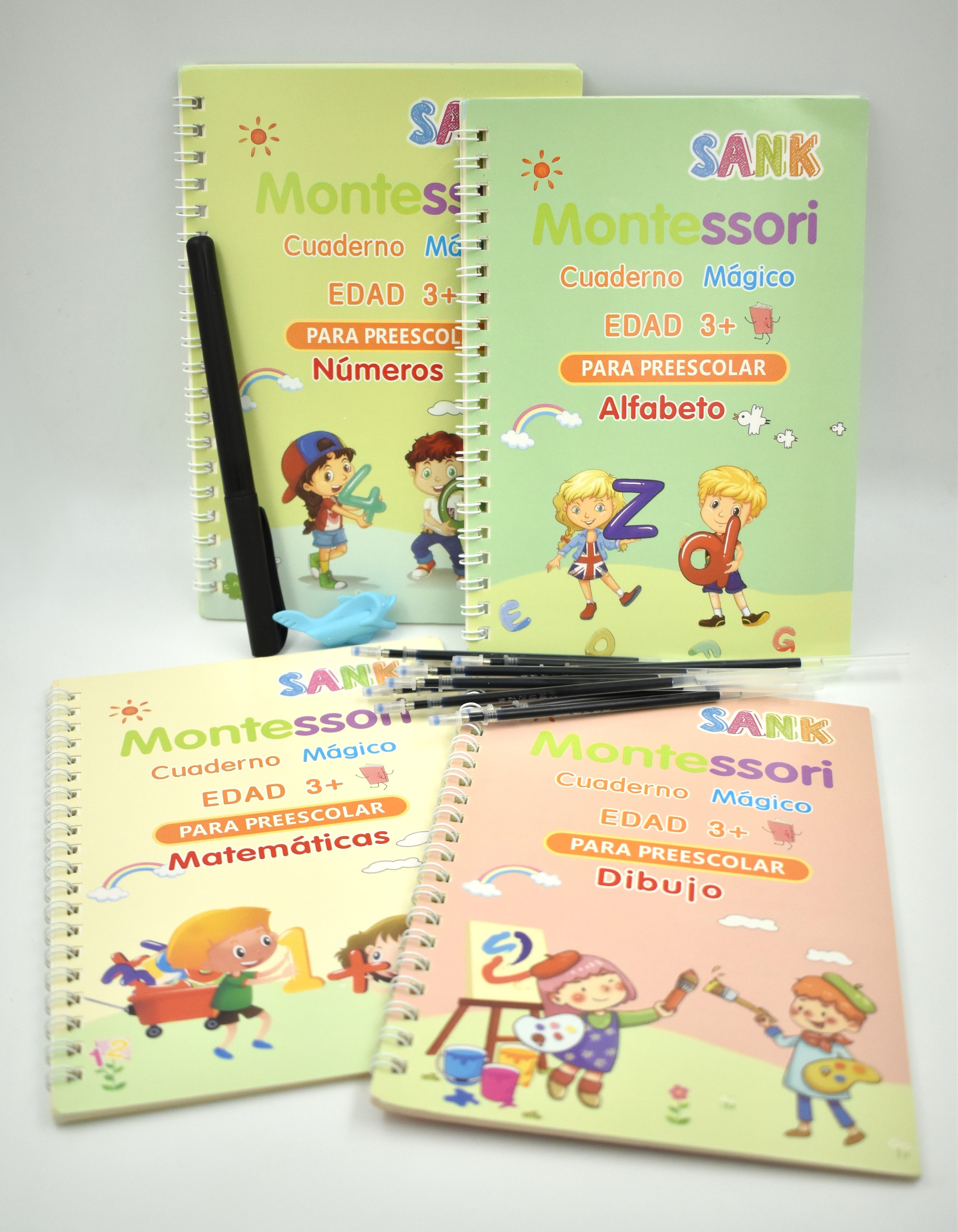 🥳KIT DE LIBROS DE CALIGRAFÍA MONTESSORI🌈