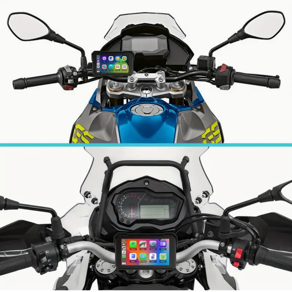 MotoVision X9 Pro® CarPlay & Android Auto Inalámbrico para Motocicletas