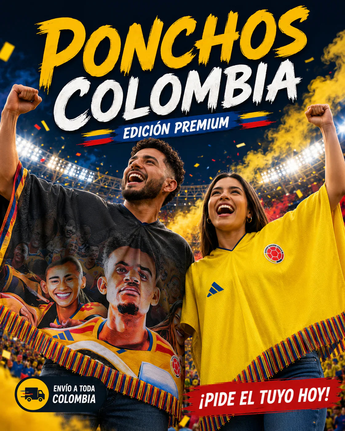 Poncho Orgullo Tricolor  Edición VIP 2026