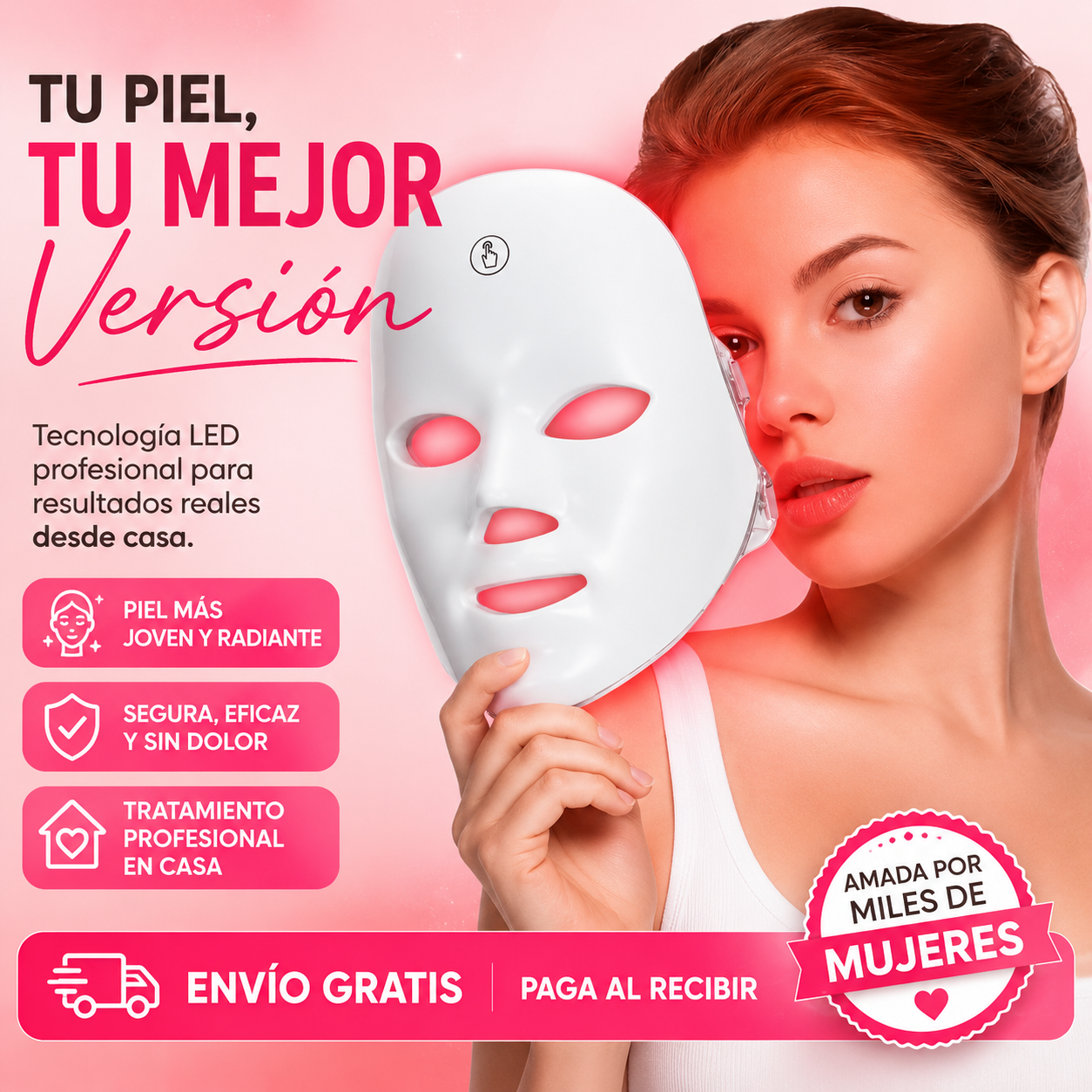 Dermalux Pro® ✨ Tecnología LED Profesional para una piel más joven, luminosa y saludable.