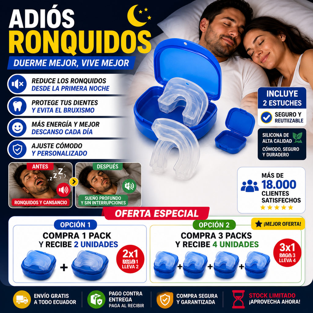 😴 DreamFlow™ Antirronquidos | 🚨OFERTA 2x1 por Tiempo Limitado