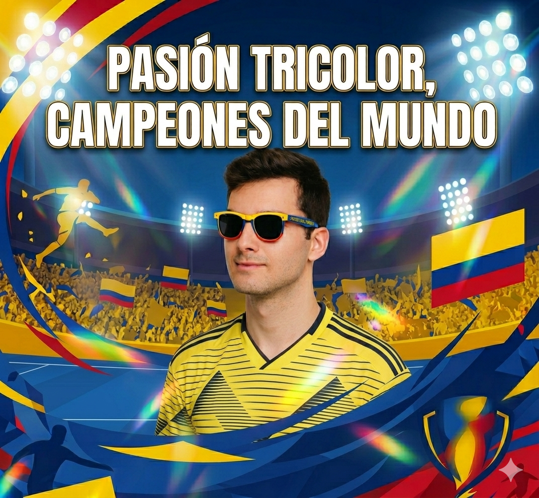 Edición Mundial: Las gafas Tricolor que todos buscan 🥇 ¡Lleva a Colombia contigo en cada partido!