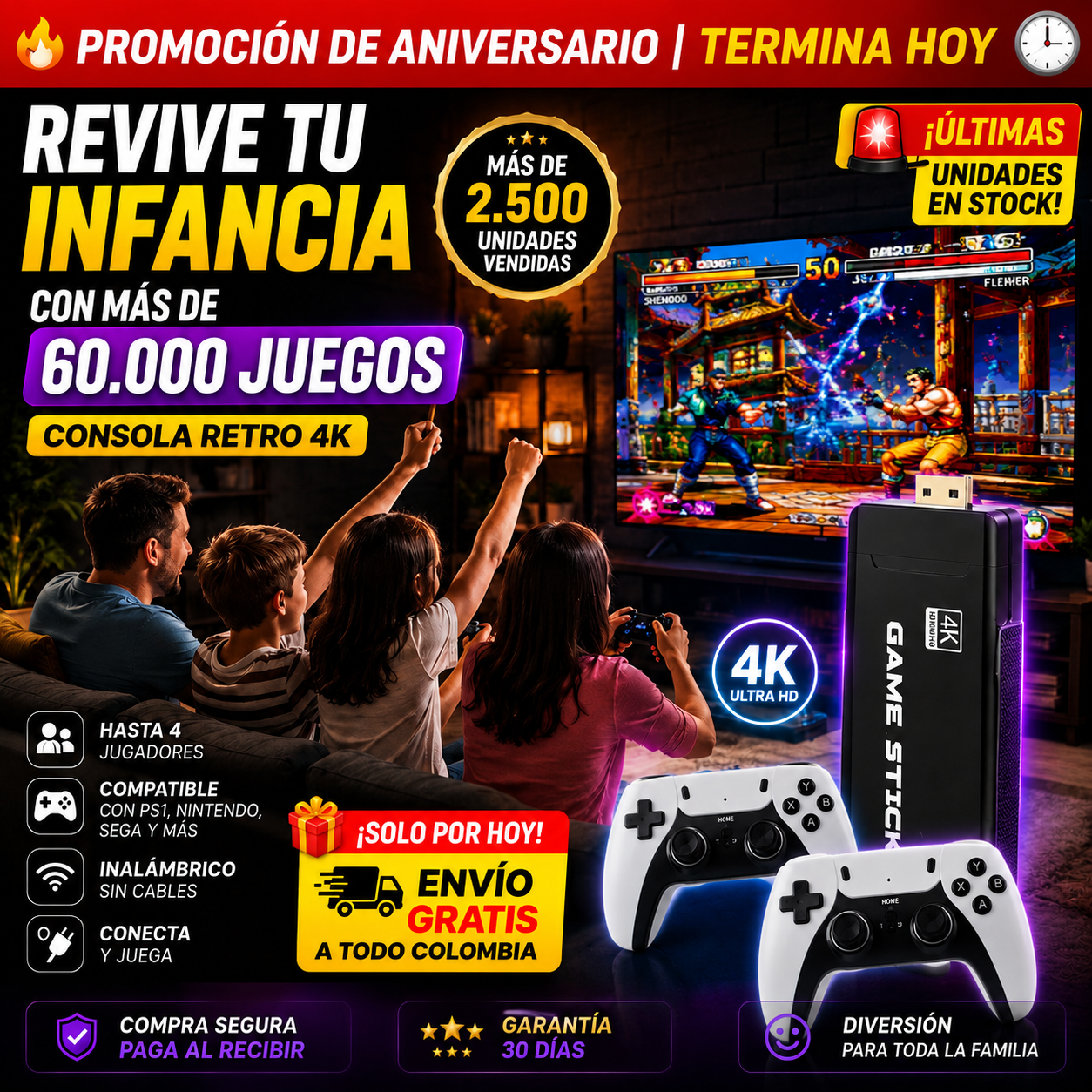 🎮 Revive Los Clásicos de Tu Infancia |+60K Juegos Retro - ⚠️ PROMOCIÓN TERMINA HOY🚨